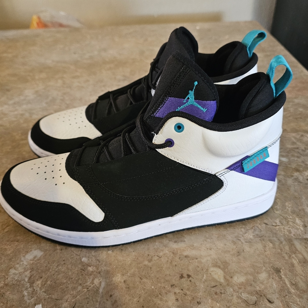 Nike air Jordan Fadeaway Concord Emerald black-white #A01329-035 Men size 10.5